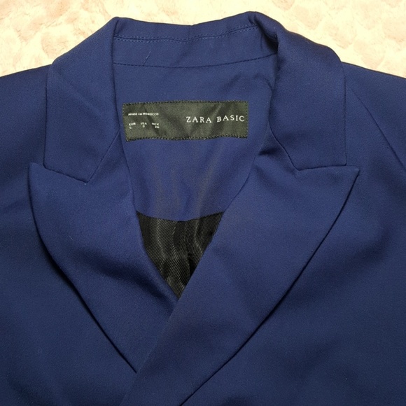 Navy Zara Blazer - Picture 3 of 4